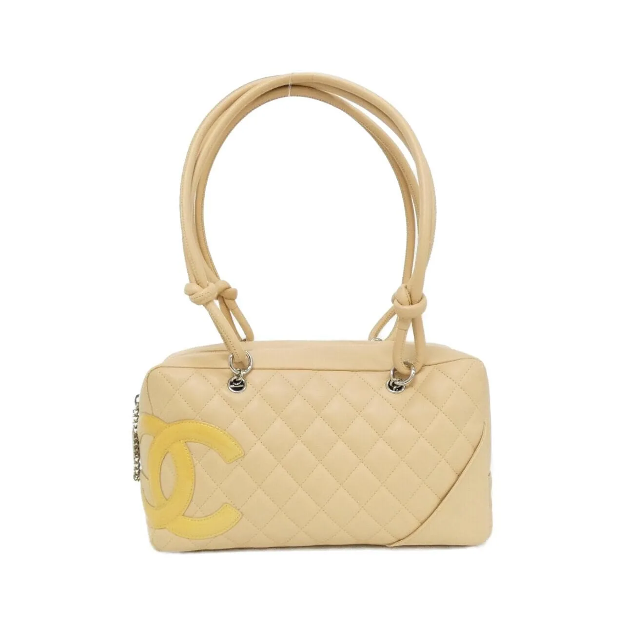 CHANEL Cambon 25171 Shoulder Patent Leather
