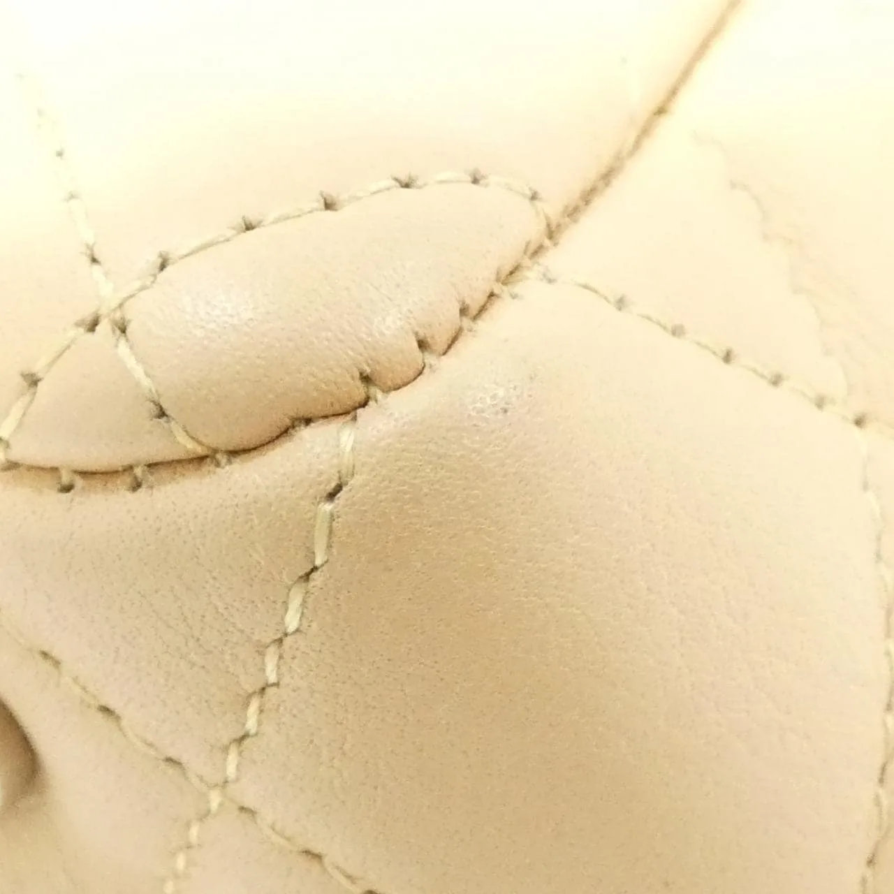 CHANEL Cambon 25171 Shoulder Patent Leather Beige Patent Leather Rank A - Thumbnail 3