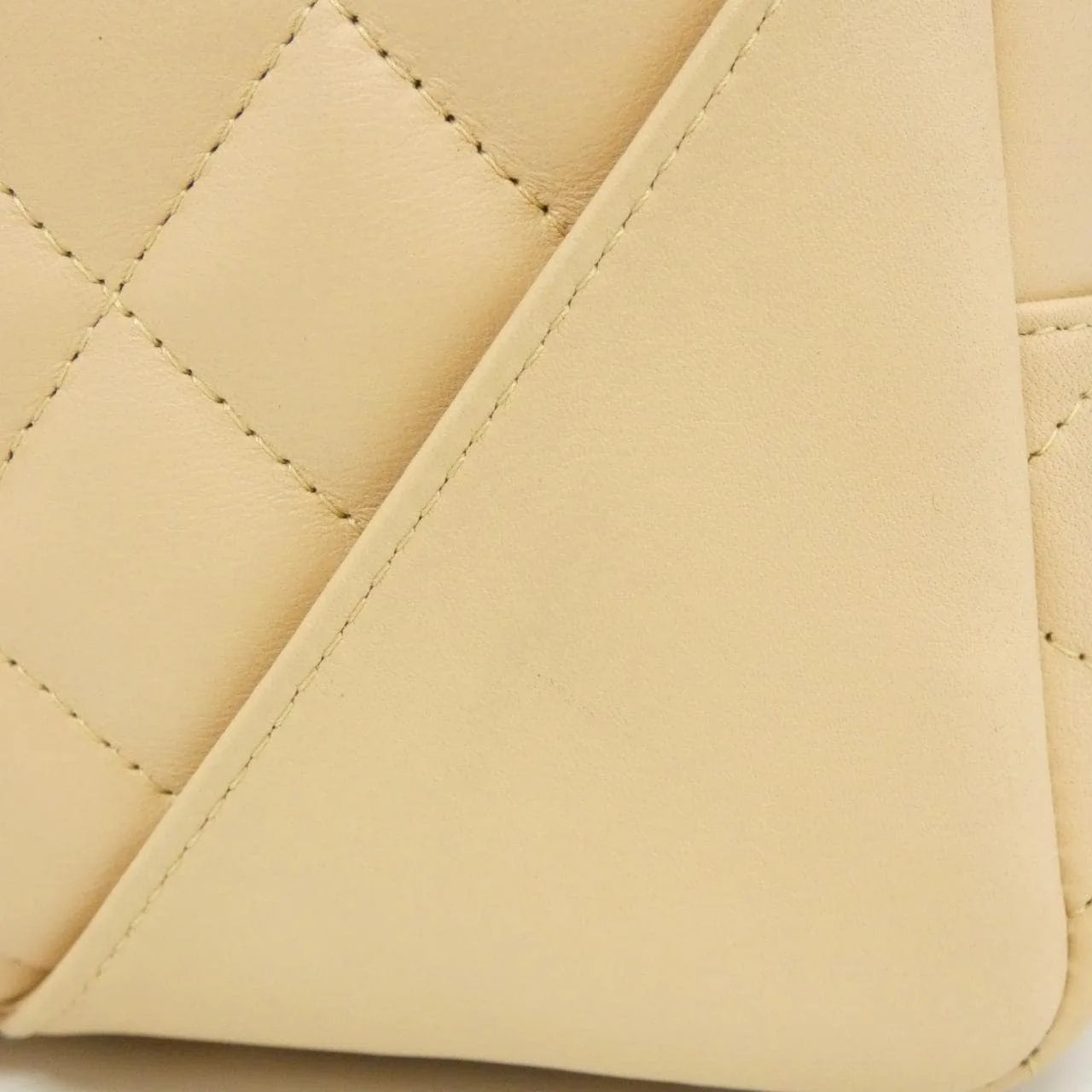 CHANEL Cambon 25171 Shoulder Patent Leather Beige Patent Leather Rank A - Thumbnail 7