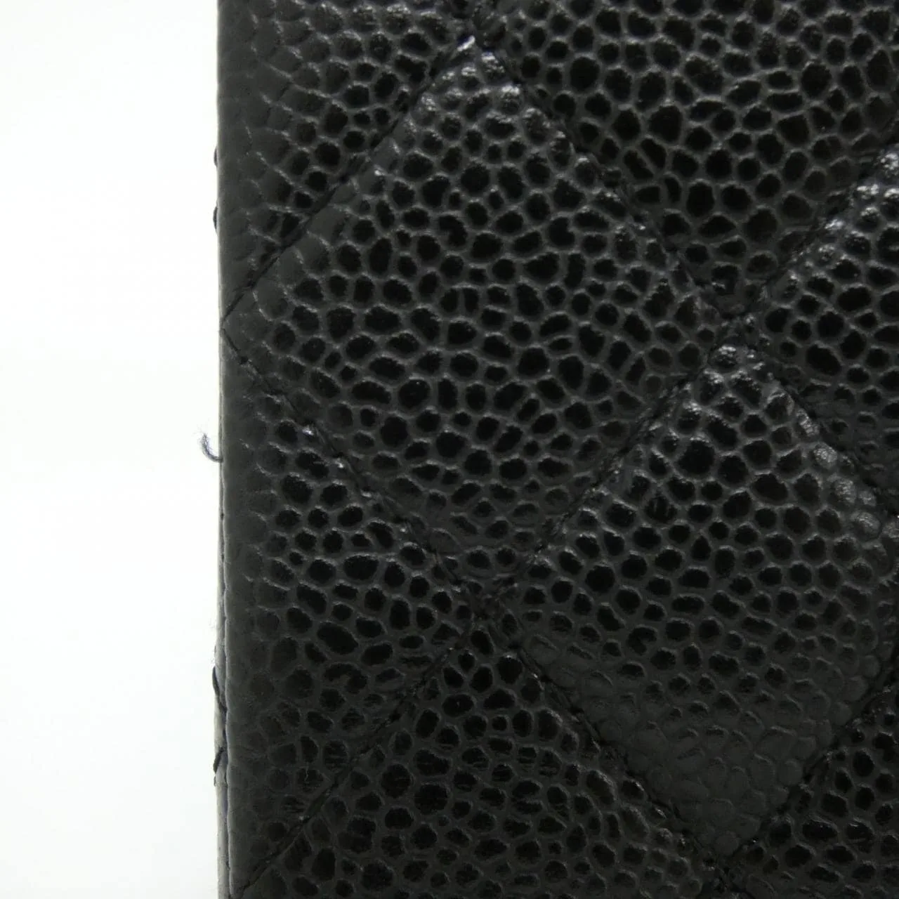 CHANEL Matelasse 1112 Shoulder Grained Calfskin Black Grained Calfskin Rank A - Thumbnail 5