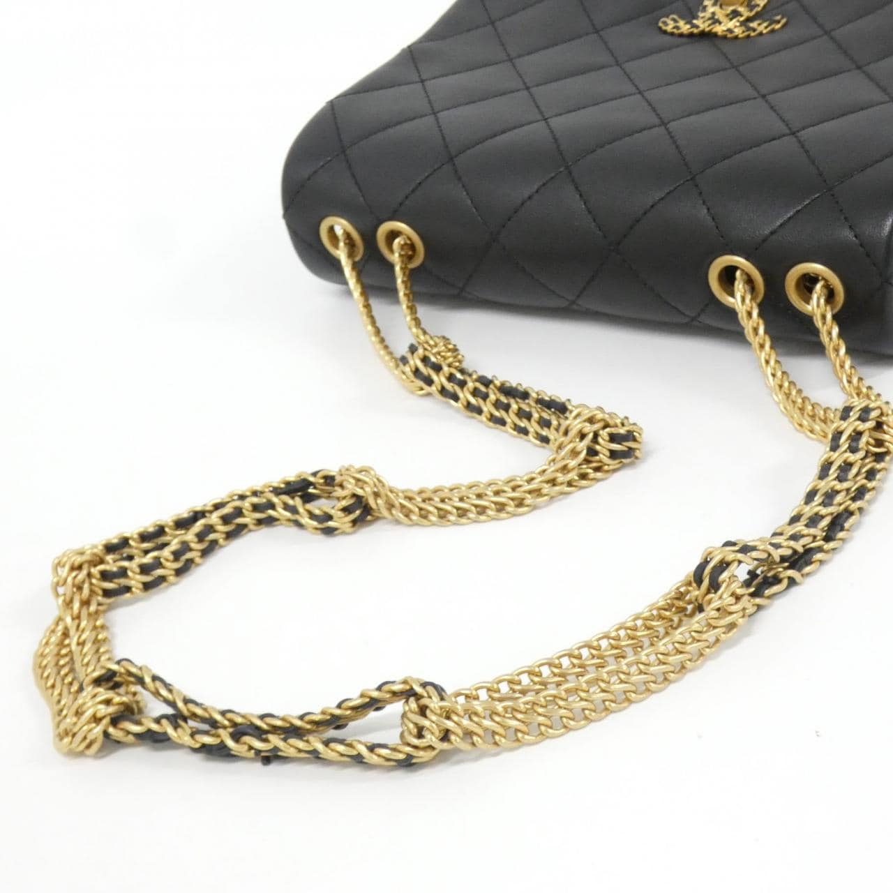 CHANEL AS2975 Shoulder Lambskin Black Lambskin Rank A - Thumbnail 9