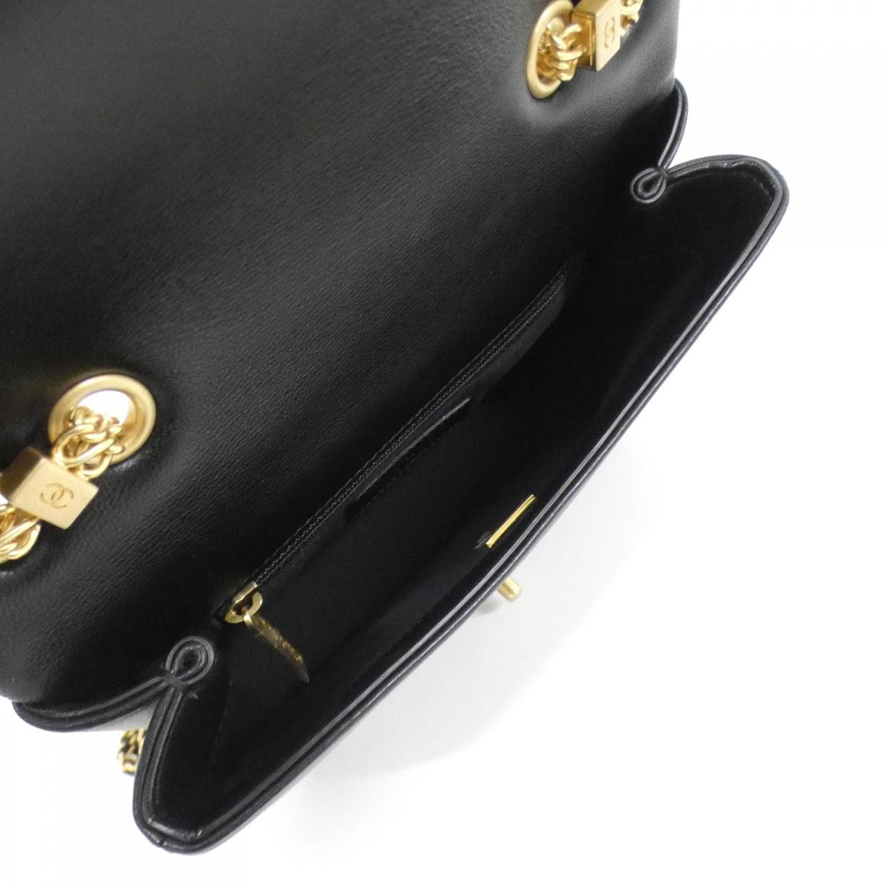 CHANEL AS2975 Shoulder Lambskin Black Lambskin Rank A - Thumbnail 10