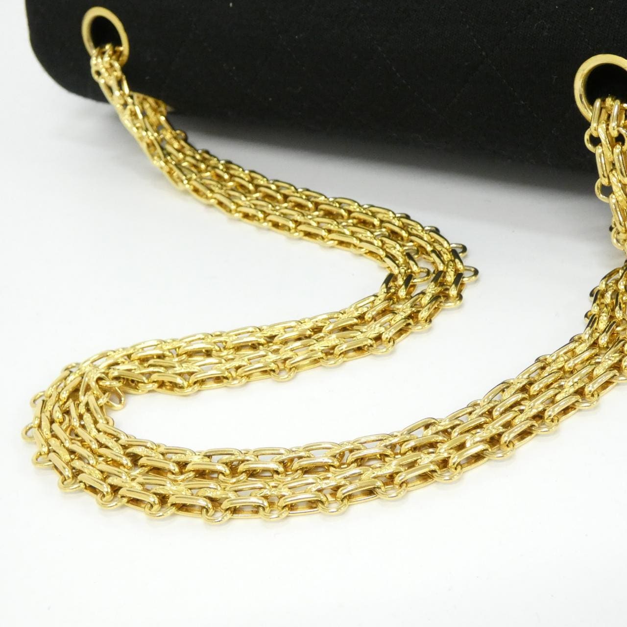 CHANEL 01600 Shoulder Bag Canvas Black Canvas - Thumbnail 7