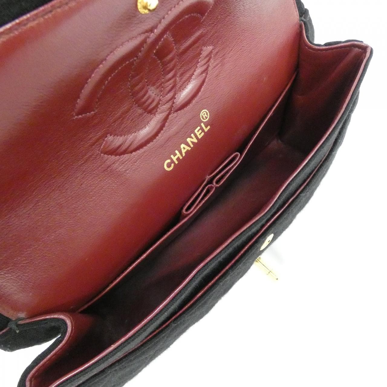 CHANEL 01600 Shoulder Bag Canvas Black Canvas - Thumbnail 8