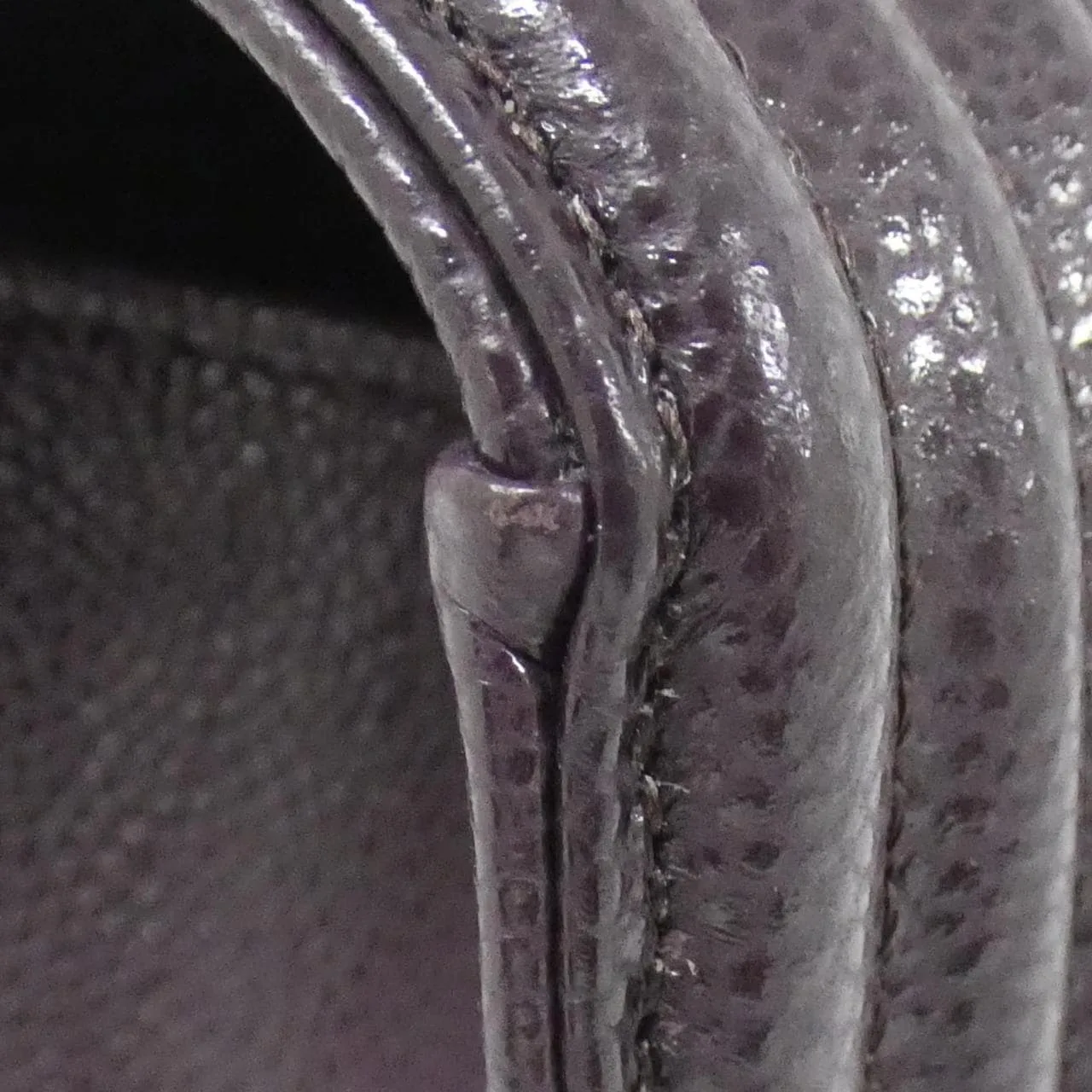 CHANEL Boy Chanel 67086 Shoulder Grained Calfskin Purple Grained Calfskin Rank A - Thumbnail 6