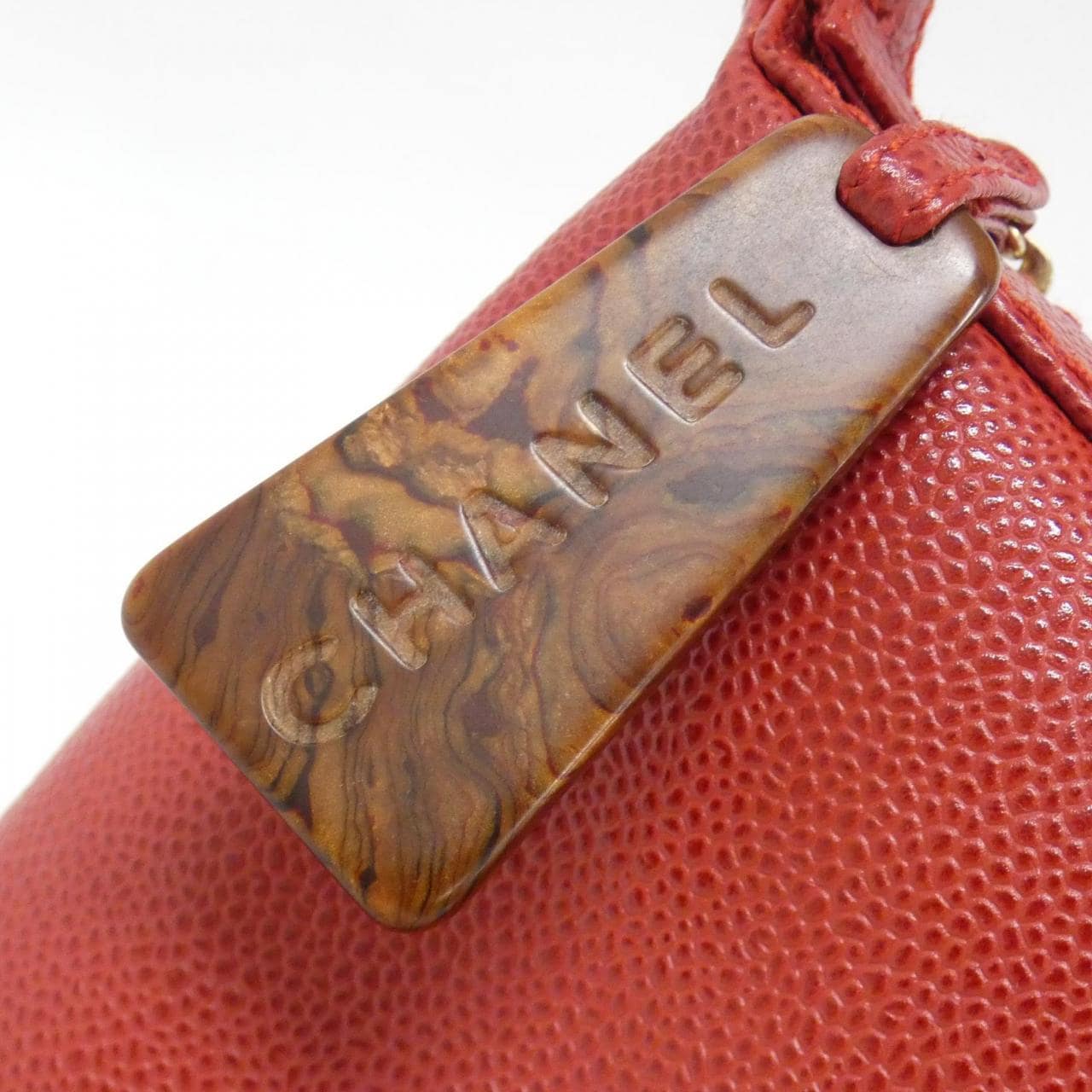 CHANEL 18232 Bag Grained Calfskin Red Grained Calfskin - Thumbnail 5