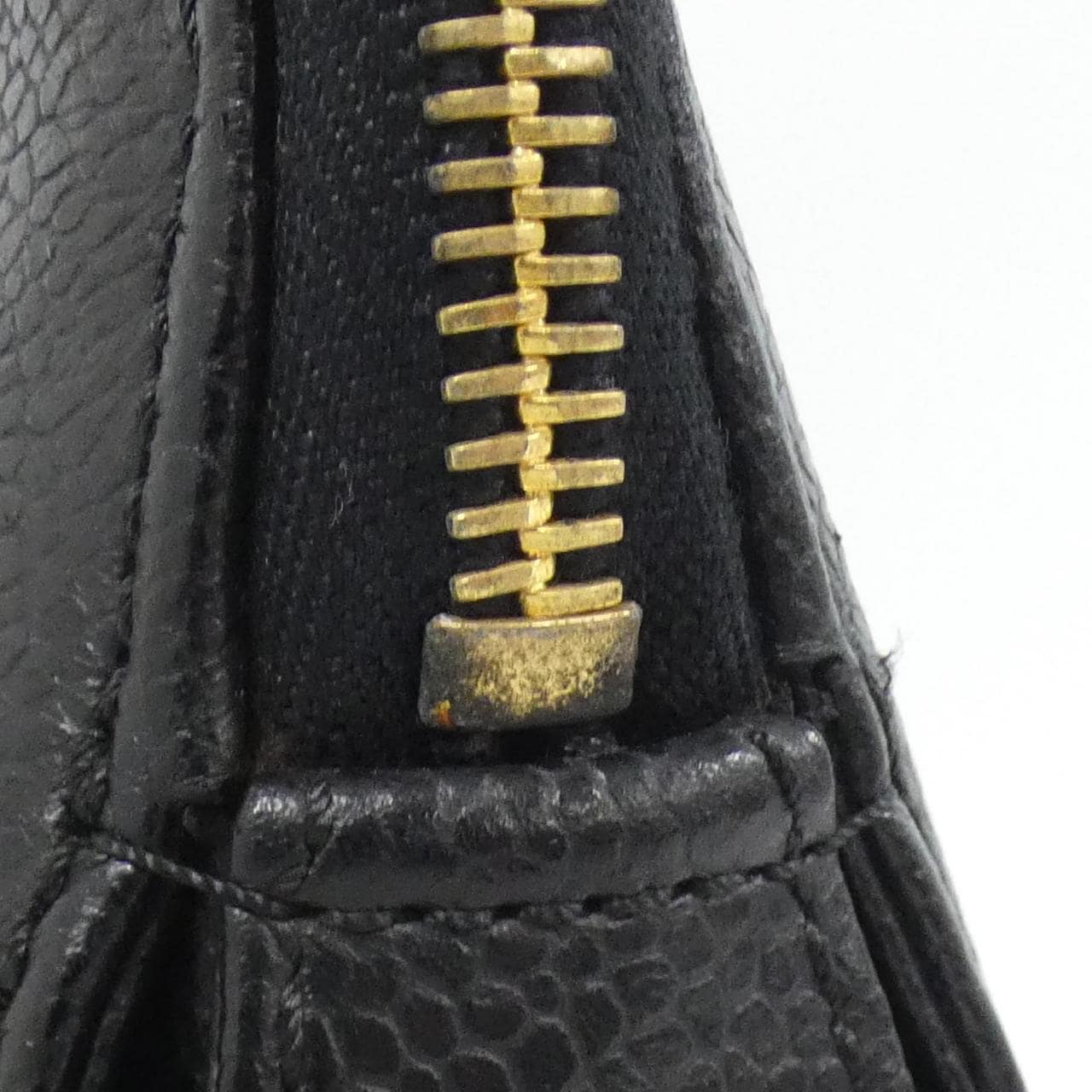 CHANEL 08904 Shoulder Bag Grained Calfskin 黑色 荔枝紋牛皮 - 縮圖 6