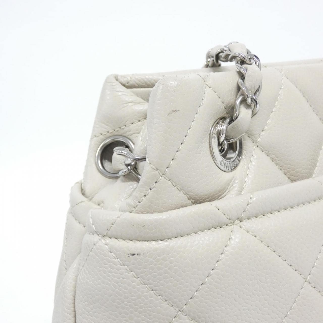 CHANEL 67292 Handbag Grained Calfskin Black Grained Calfskin - Thumbnail 5