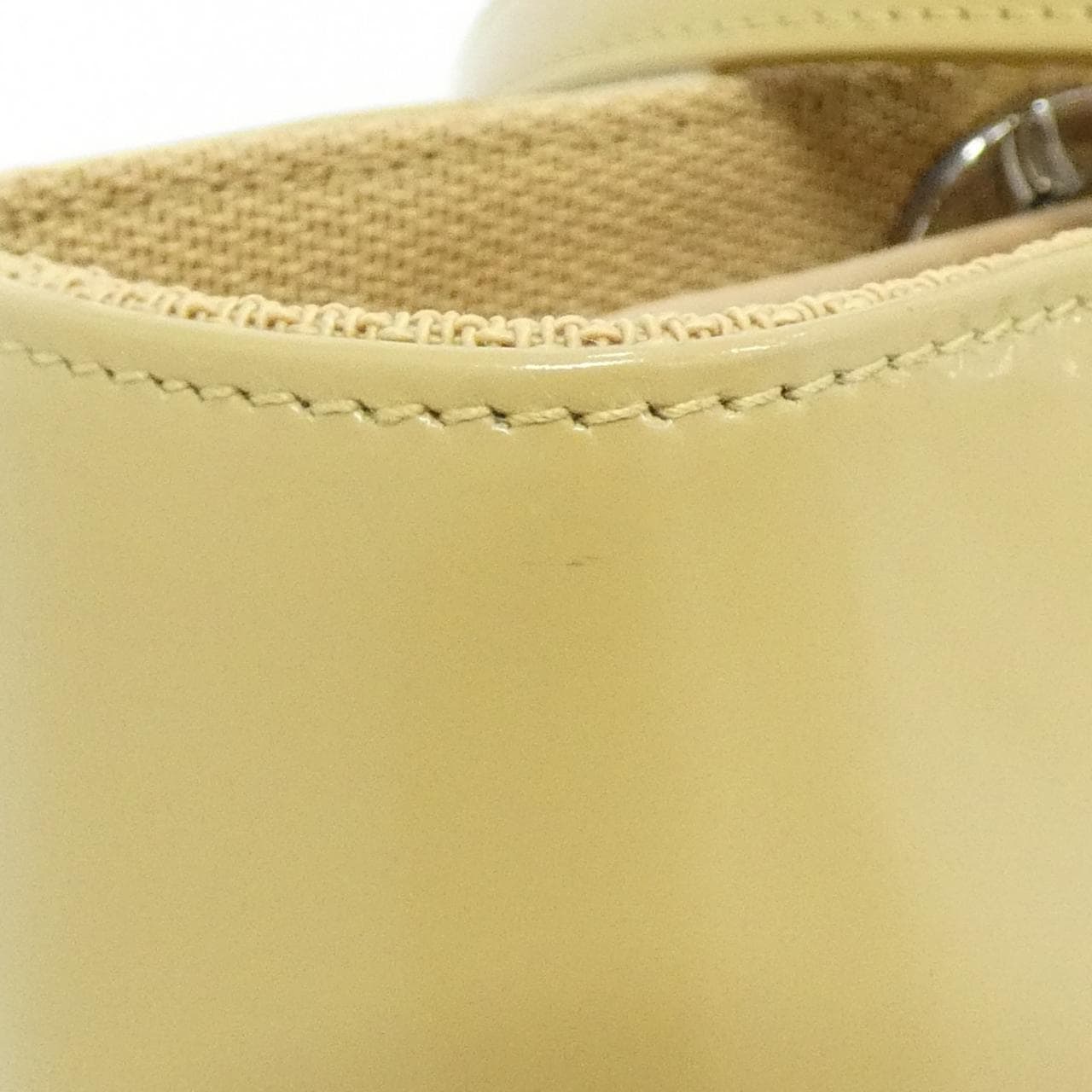 DIOR Lady Dior Bag Canvas 米色 帆布 中古品A - 縮圖 7