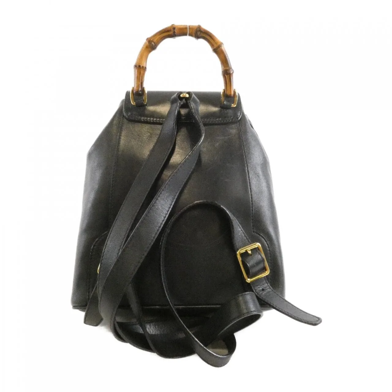 GUCCI 003 2265 Backpack Leather 黑色 皮革 中古品B - 縮圖 2