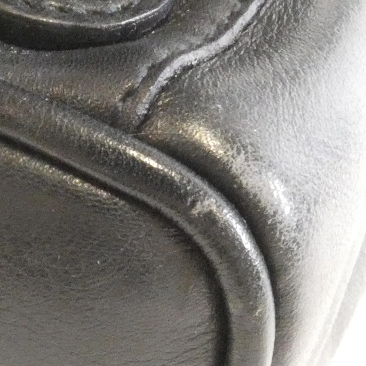 GUCCI 003 2265 Backpack Leather 黑色 皮革 中古品B - 縮圖 4