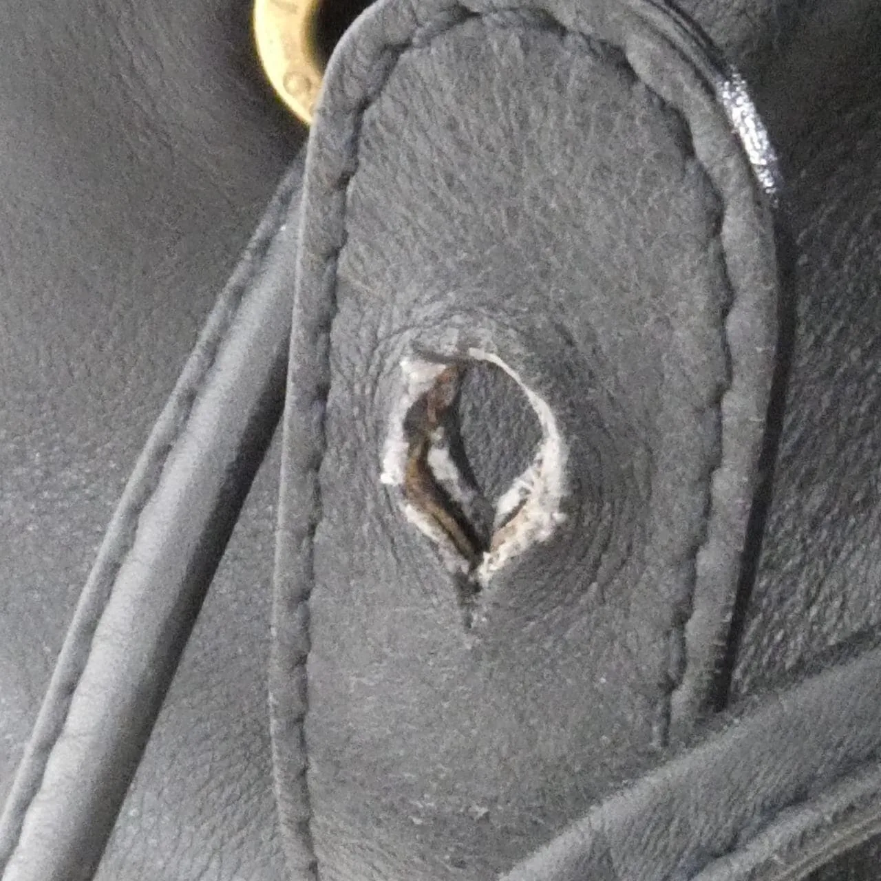 GUCCI 003 2265 Backpack Leather 黑色 皮革 中古品B - 縮圖 7