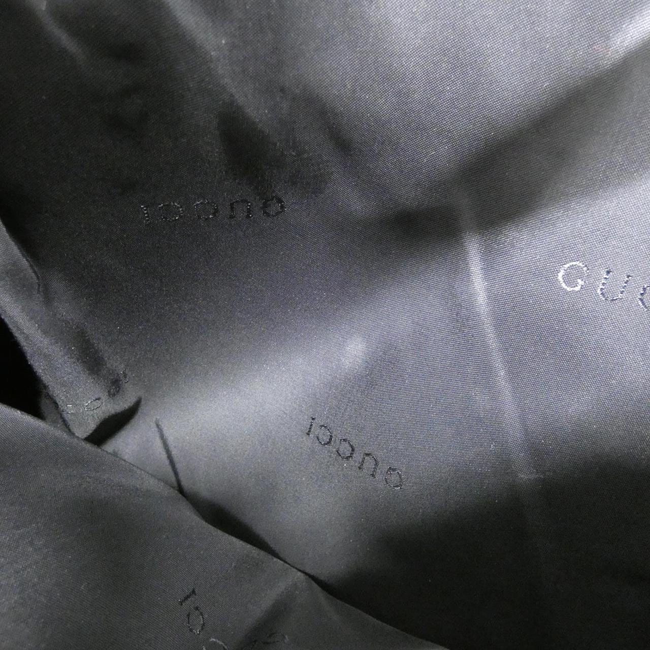 GUCCI 001 3306 Shoulder Bag Leather 黑色 皮革 中古品A - 縮圖 8