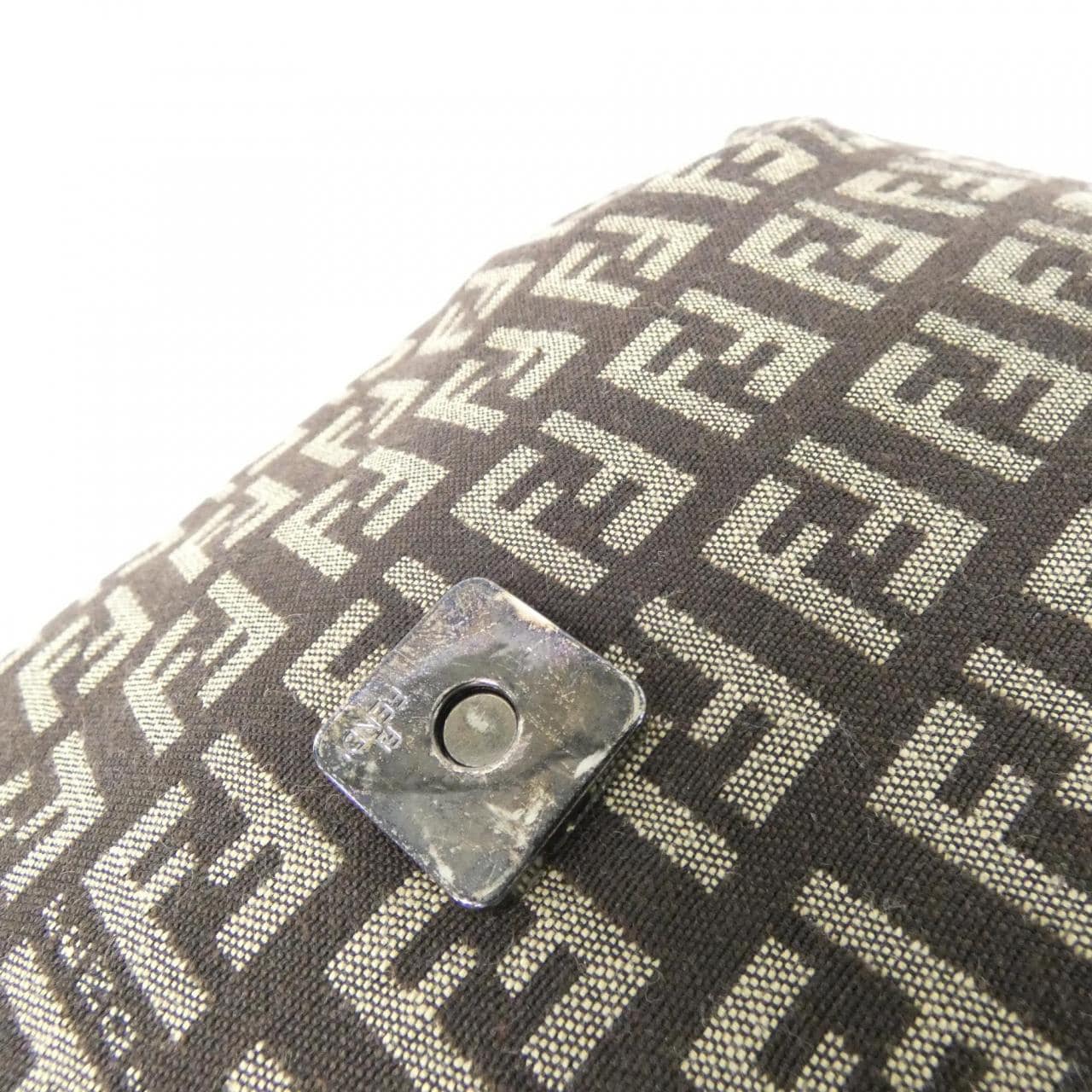 FENDI 8BT075 JQ4 Shoulder Bag Canvas Black Canvas - Thumbnail 7