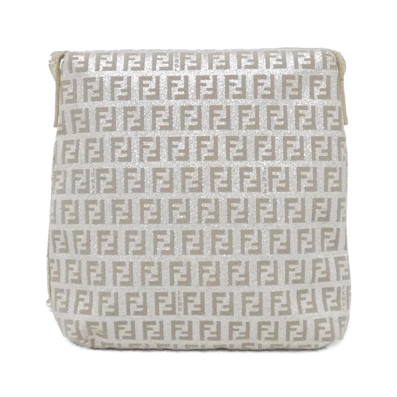 FENDI 8BT075 RQ6 Shoulder Bag Canvas Gold Canvas - Thumbnail 2