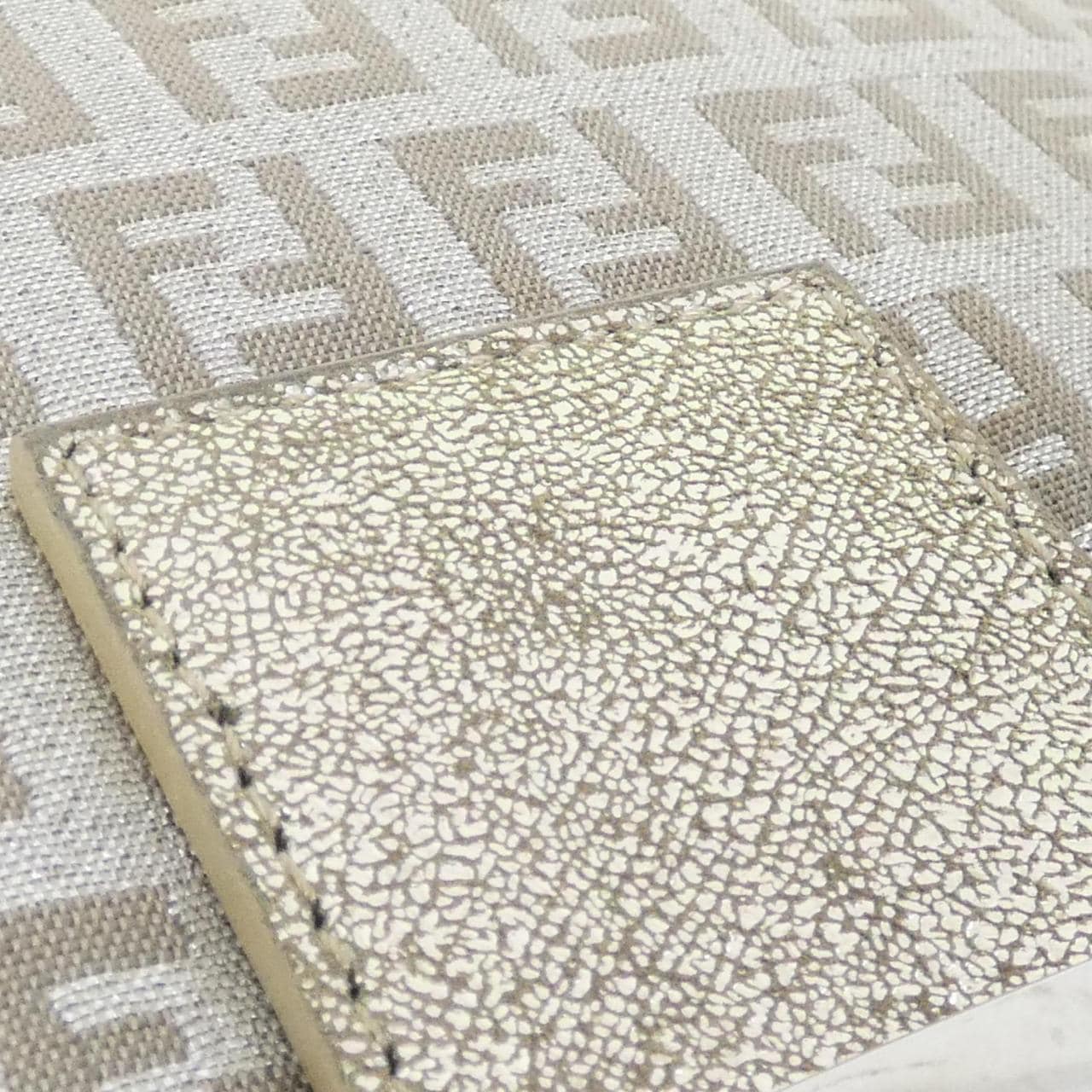 FENDI 8BT075 RQ6 Shoulder Bag Canvas Gold Canvas - Thumbnail 6