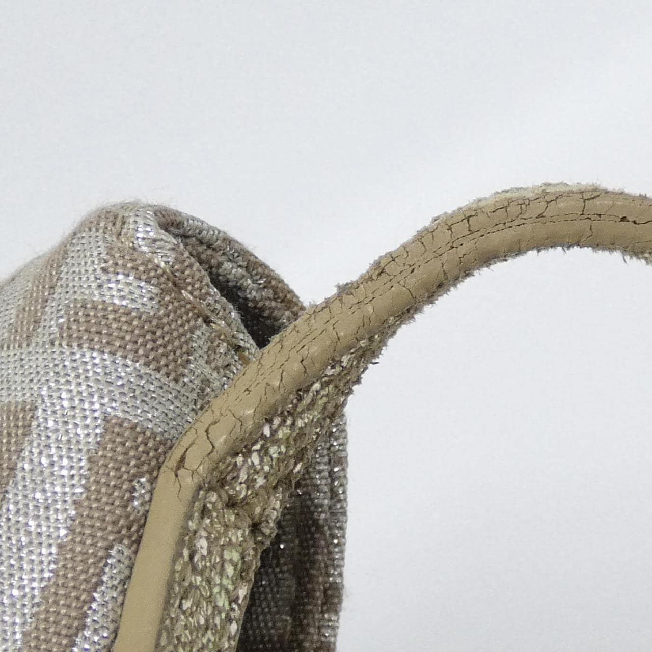 FENDI 8BT075 RQ6 Shoulder Bag Canvas Gold Canvas - Thumbnail 7