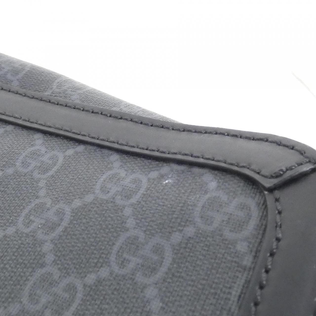 GUCCI 495909 K5RLN Shoulder Bag Canvas 黑色 帆布 中古品A - 縮圖 4