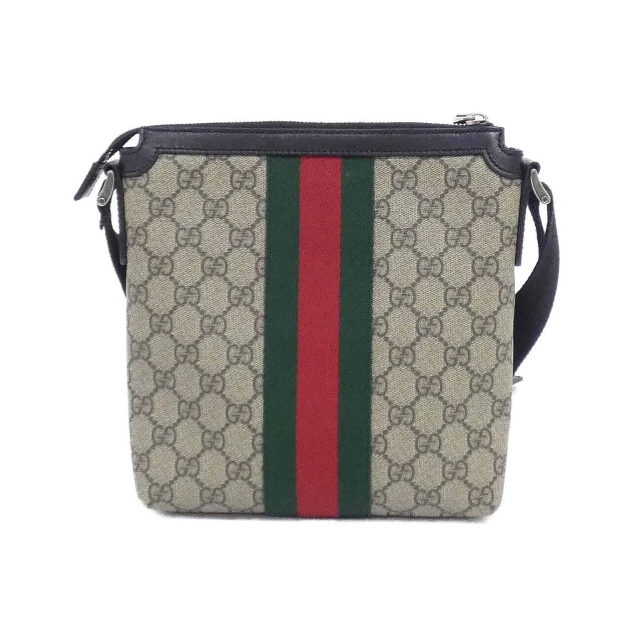 GUCCI 471454 KHNGN Shoulder Canvas Black Canvas Rank B - Thumbnail 2