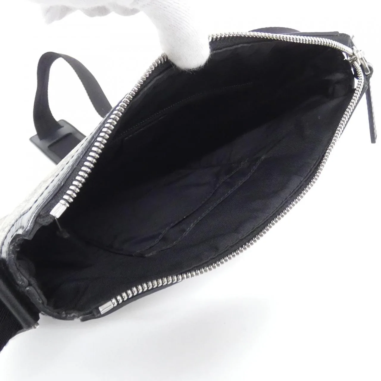 GUCCI 471454 KHNGN Shoulder Canvas Black Canvas Rank B - Thumbnail 8