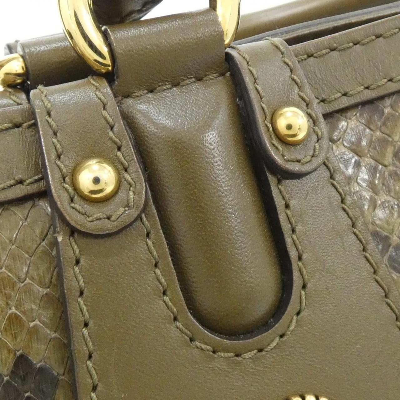 GUCCI 269953 Bag Python Black Python - Thumbnail 4