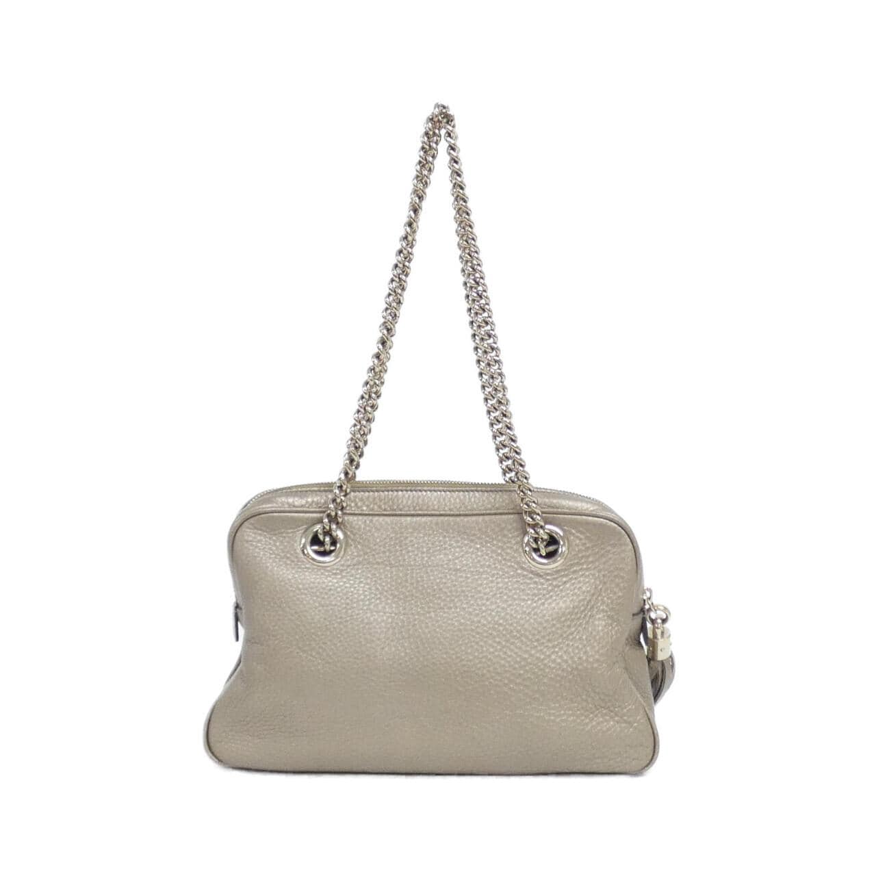 GUCCI 308983 AH90G Shoulder Bag Leather 黑色 皮革 - 縮圖 2