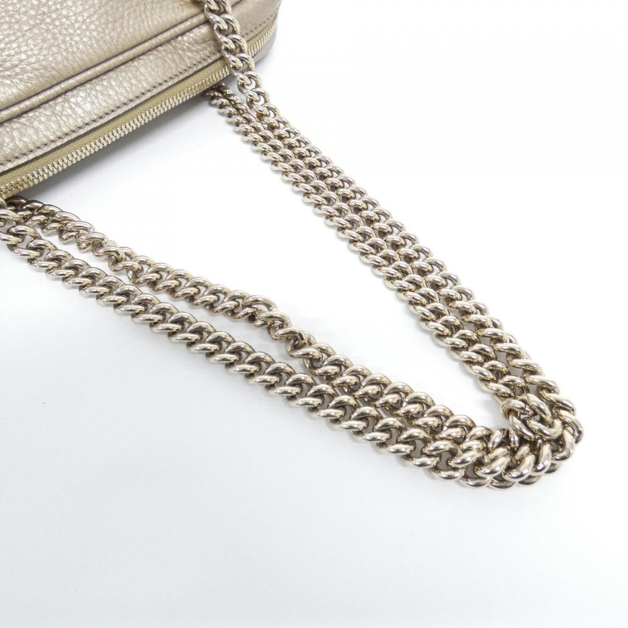 GUCCI 308983 AH90G Shoulder Bag Leather 黑色 皮革 - 縮圖 8