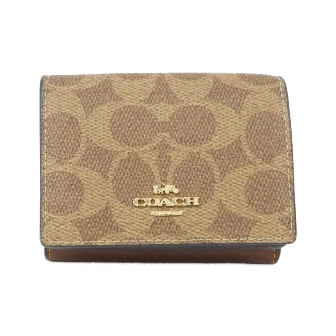 COACH CX164 Wallet Canvas Black