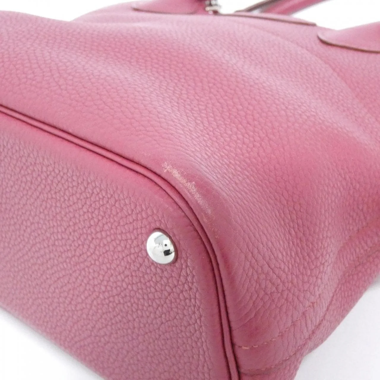 HERMES 073419CK Handbag Clemence Black Clemence Leather - Thumbnail 3