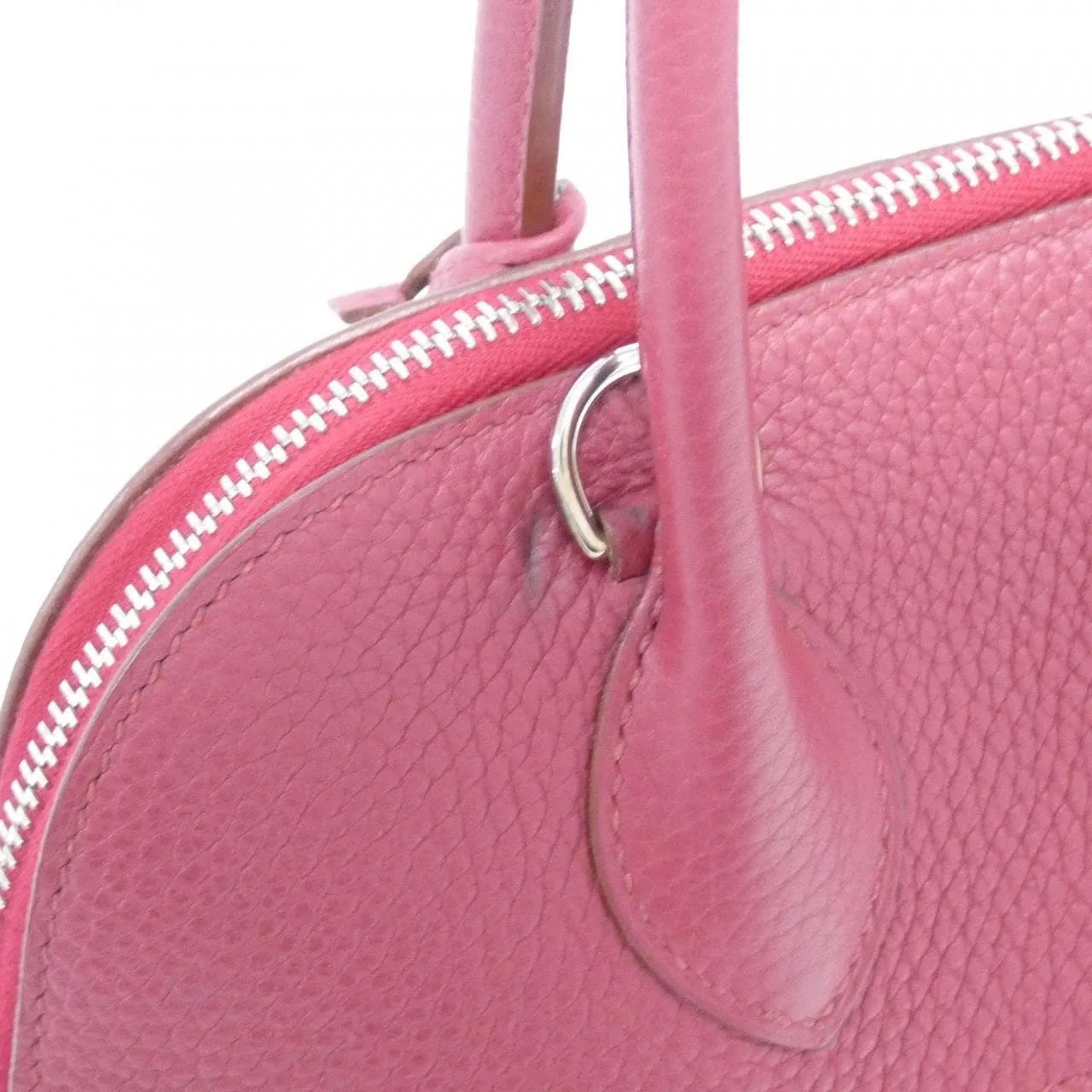 HERMES 073419CK Handbag Clemence Black Clemence Leather - Thumbnail 4