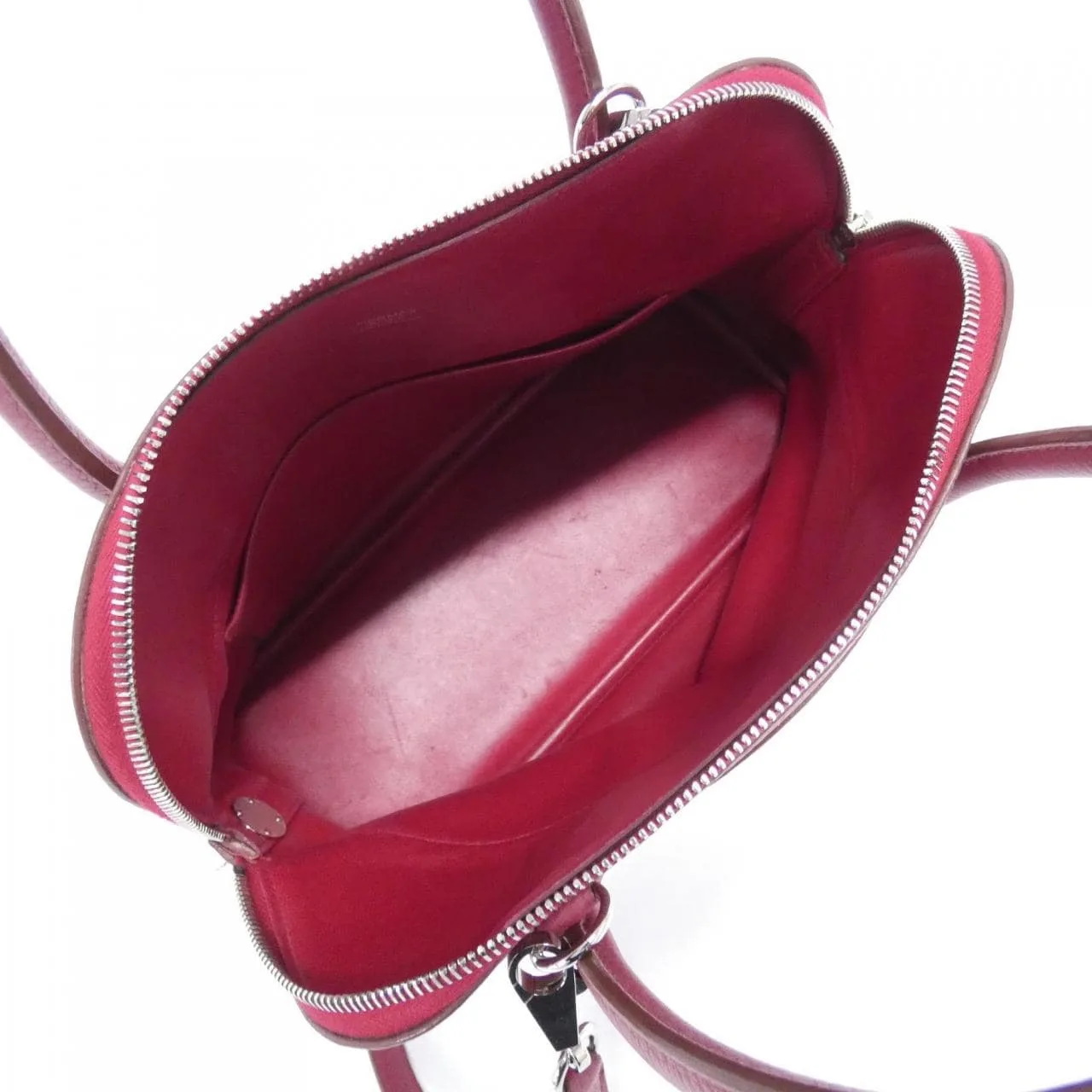 HERMES 073419CK Handbag Clemence Black Clemence Leather - Thumbnail 8