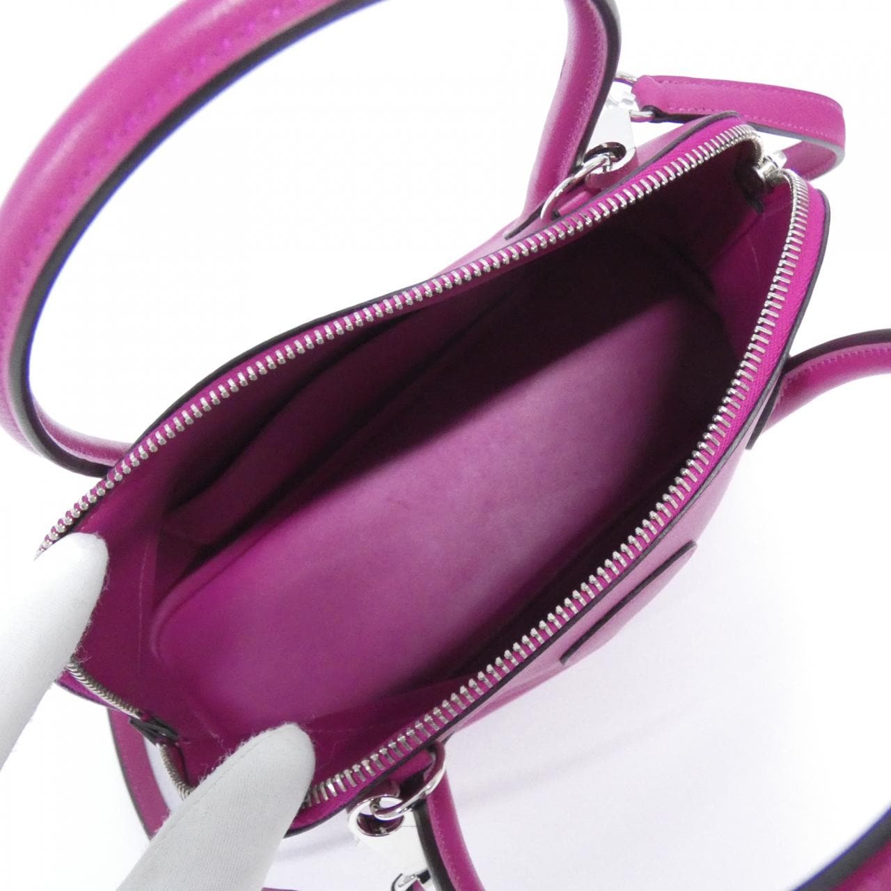 HERMES HERMÈS Bolide 047653CK Bag Swift 紫色 Swift 皮 中古品A - 縮圖 6