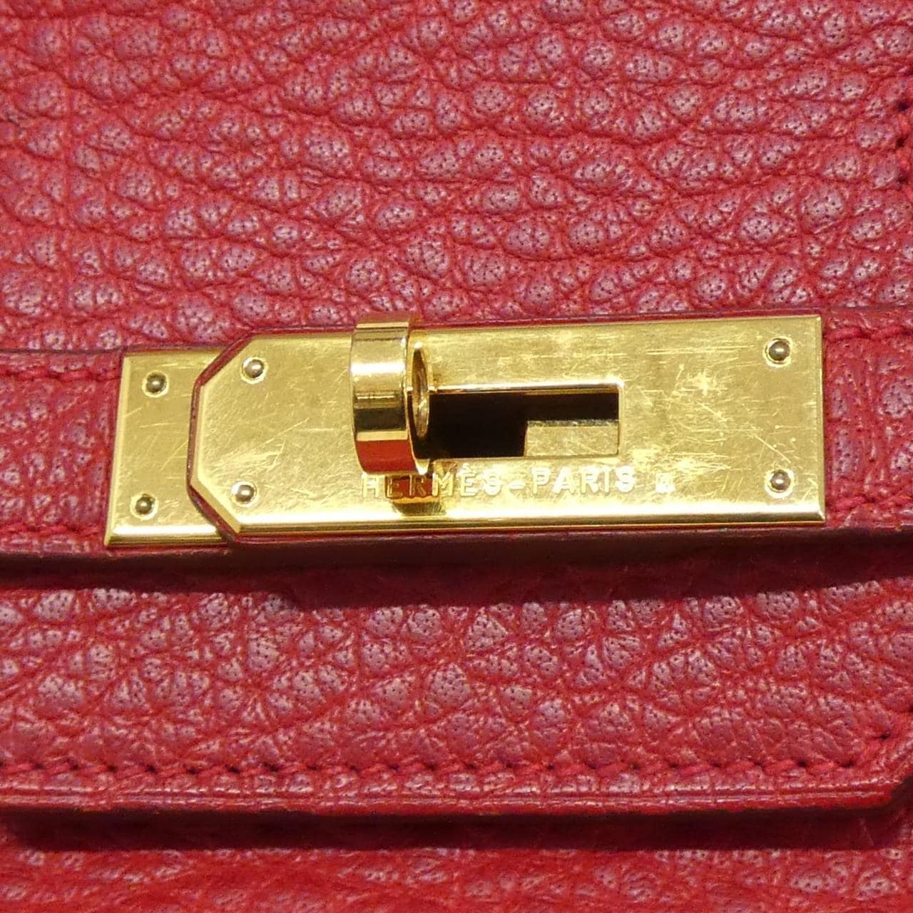 HERMES HERMÈS Birkin Bag Rouge Rank A - Thumbnail 5