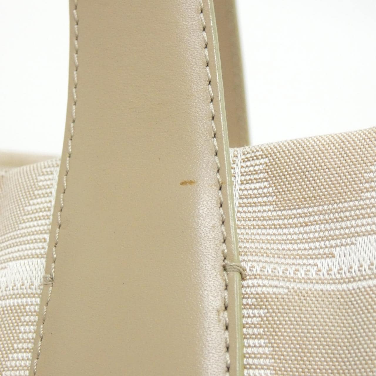 CHANEL Deauville 15991 Bag Nylon Beige Nylon - Thumbnail 7