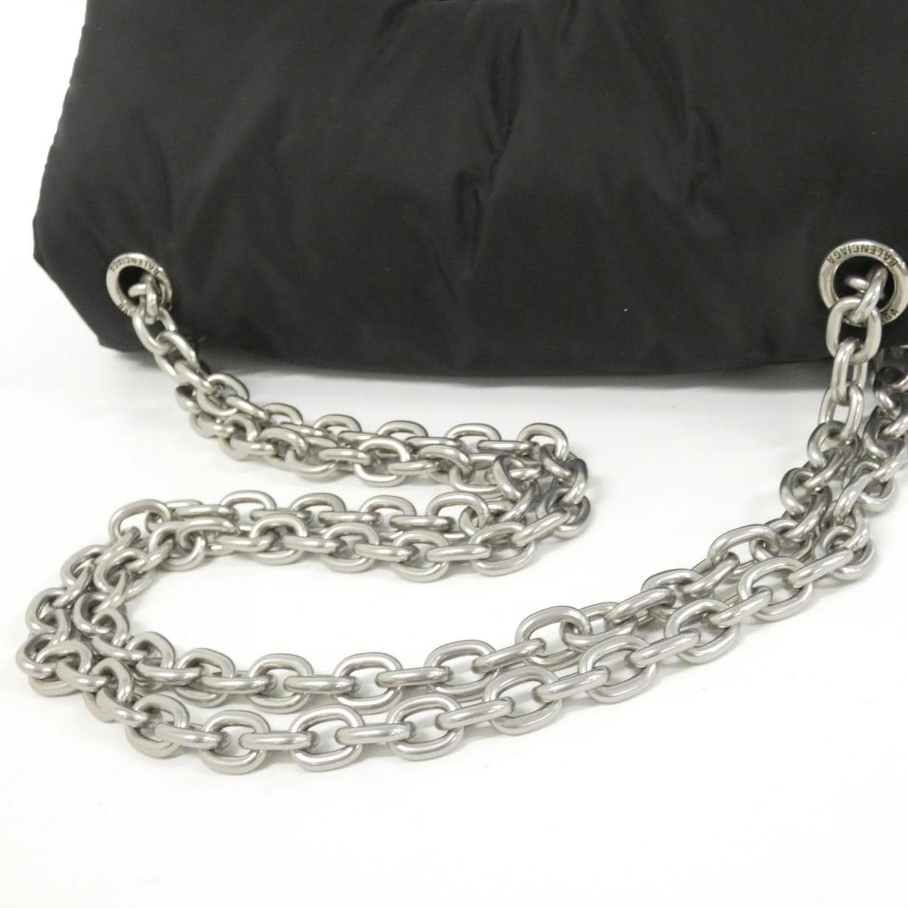 BALENCIAGA 765966 2AA6C Shoulder Bag Nylon Black Nylon New - Thumbnail 5