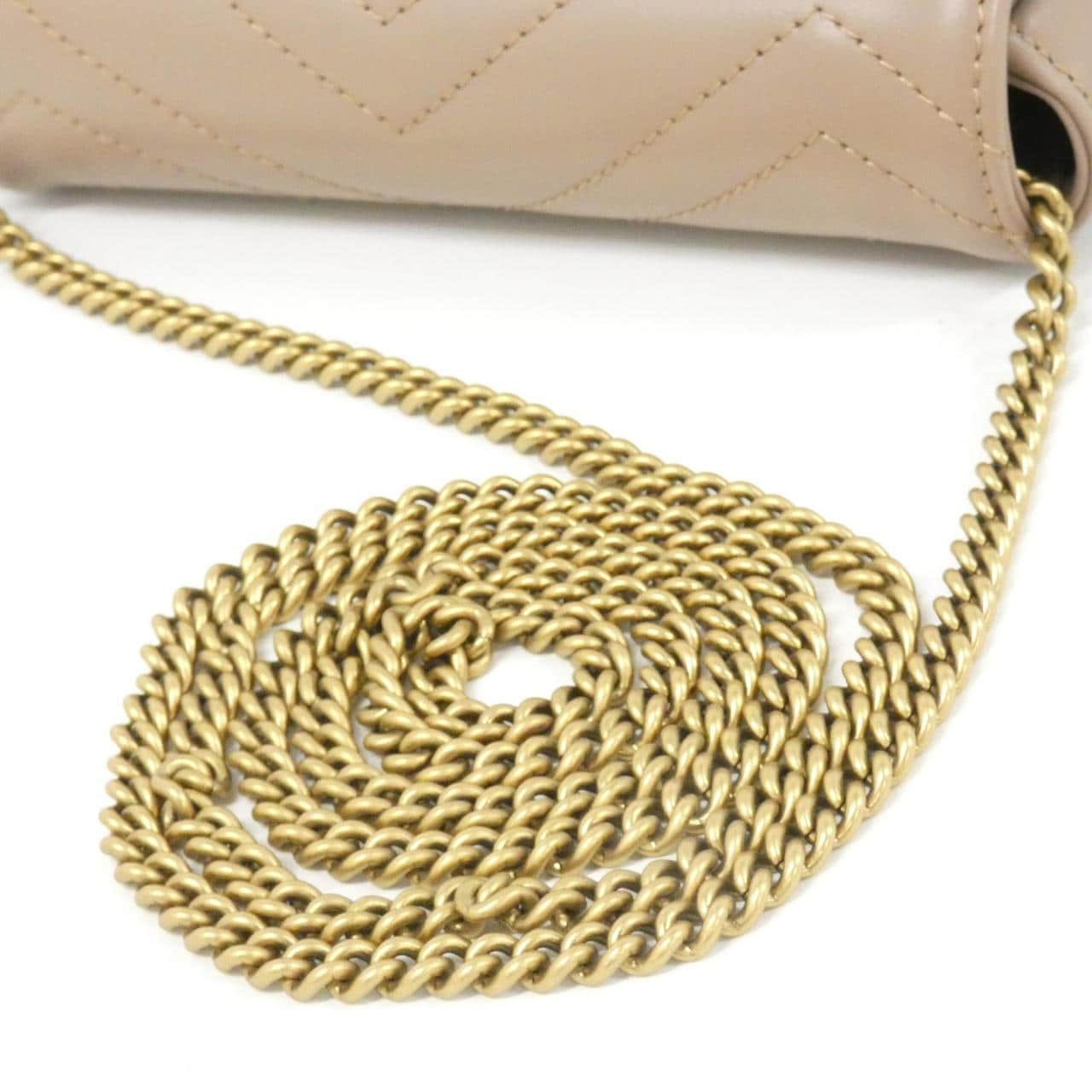 GUCCI 476433 DTDCT Shoulder Bag Leather 黑色 皮革 新品 - 縮圖 5