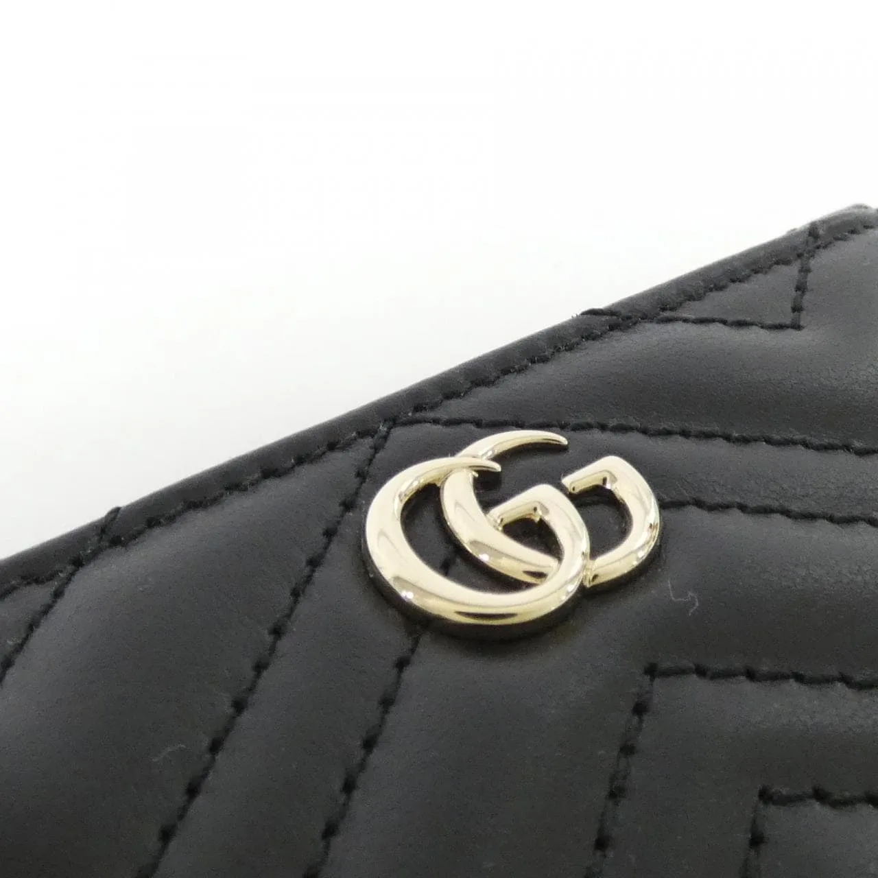 GUCCI 837747 AAET8 Key Case Leather 黑色 皮革 新品 - 縮圖 3
