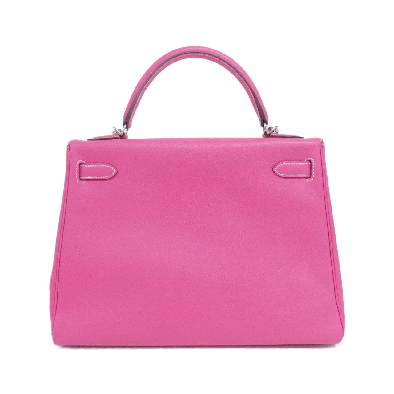 HERMES HERMÈS Kelly 063112CK Bag Epsom Black Epsom Leather Rank A - Thumbnail 2