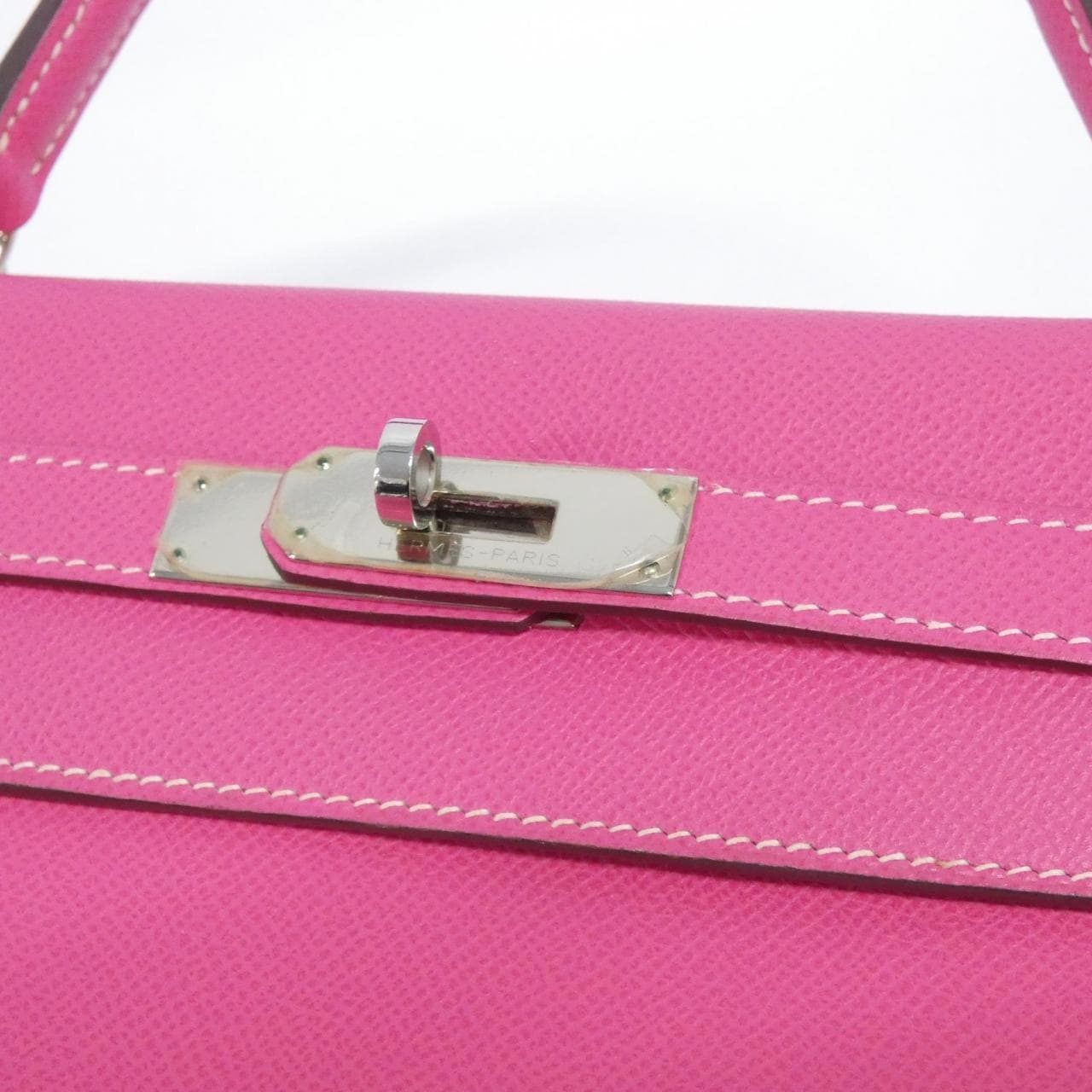 HERMES HERMÈS Kelly 063112CK Bag Epsom Black Epsom Leather Rank A - Thumbnail 6