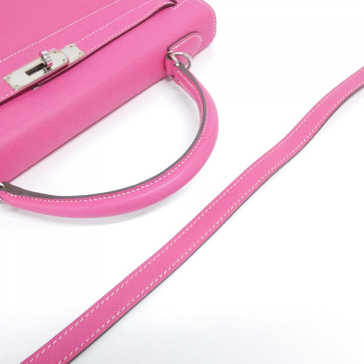 HERMES HERMÈS Kelly 063112CK Bag Epsom Black Epsom Leather Rank A - Thumbnail 7