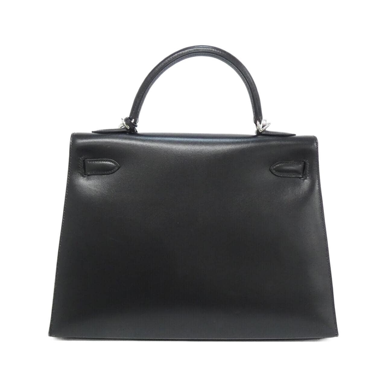 HERMES HERMÈS Kelly 020069CK Bag Box Calf Black Box Calf Leather - Thumbnail 2
