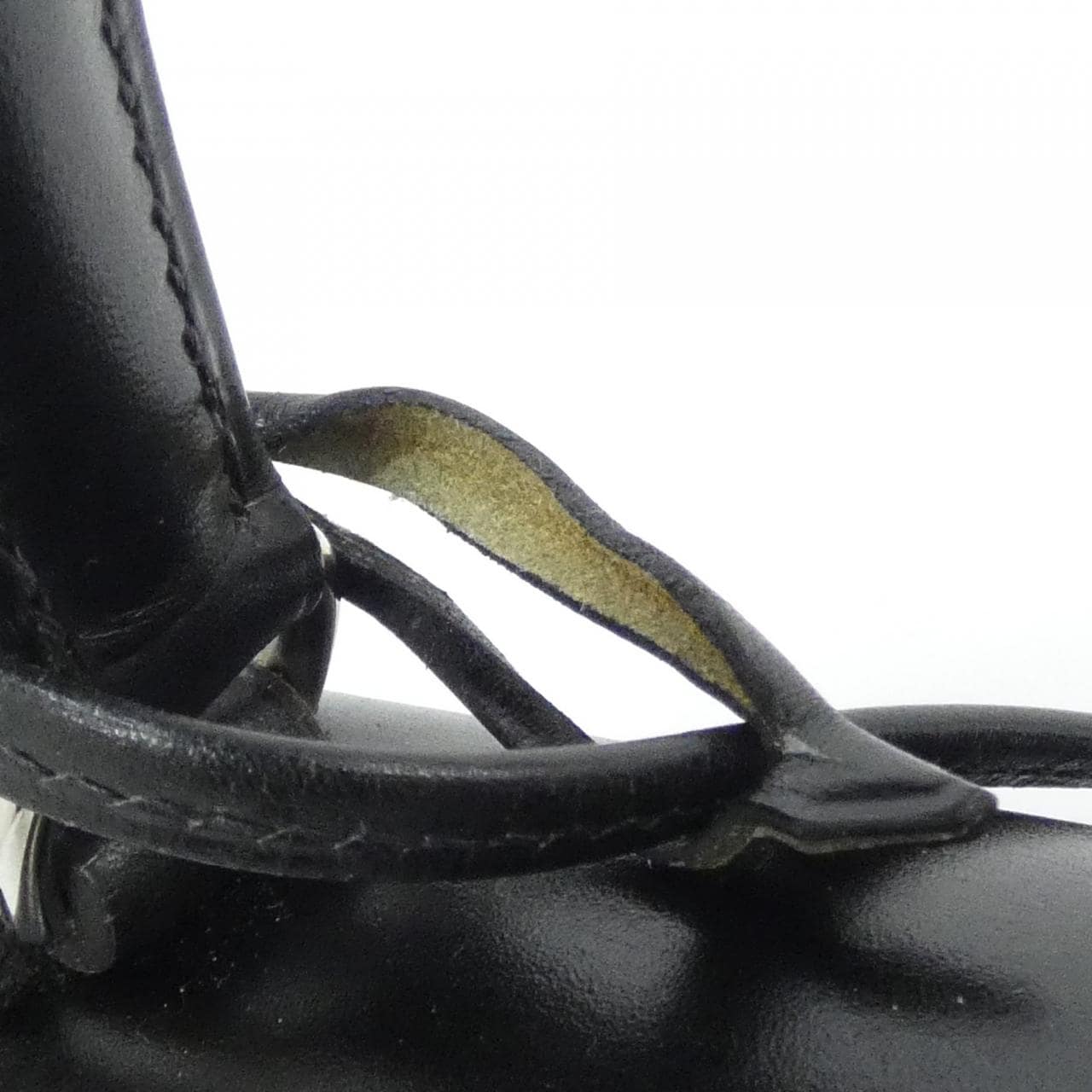 HERMES HERMÈS Kelly 020069CK Bag Box Calf Black Box Calf Leather - Thumbnail 6