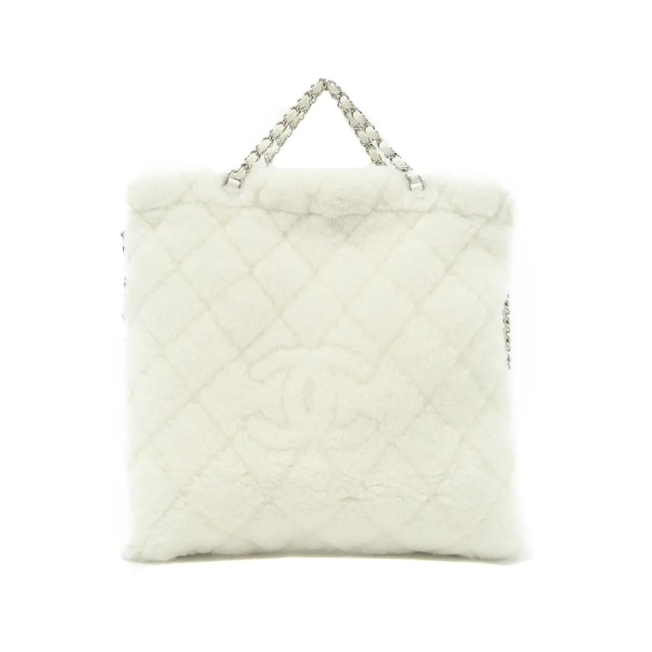 CHANEL AS4278 Backpack Lambskin White