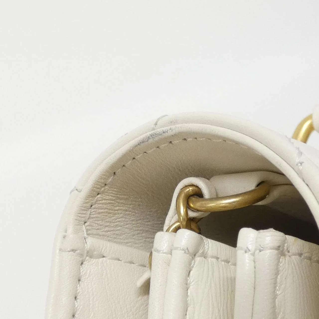 CHANEL AS4184 Handbag 白色 中古品B - 縮圖 5