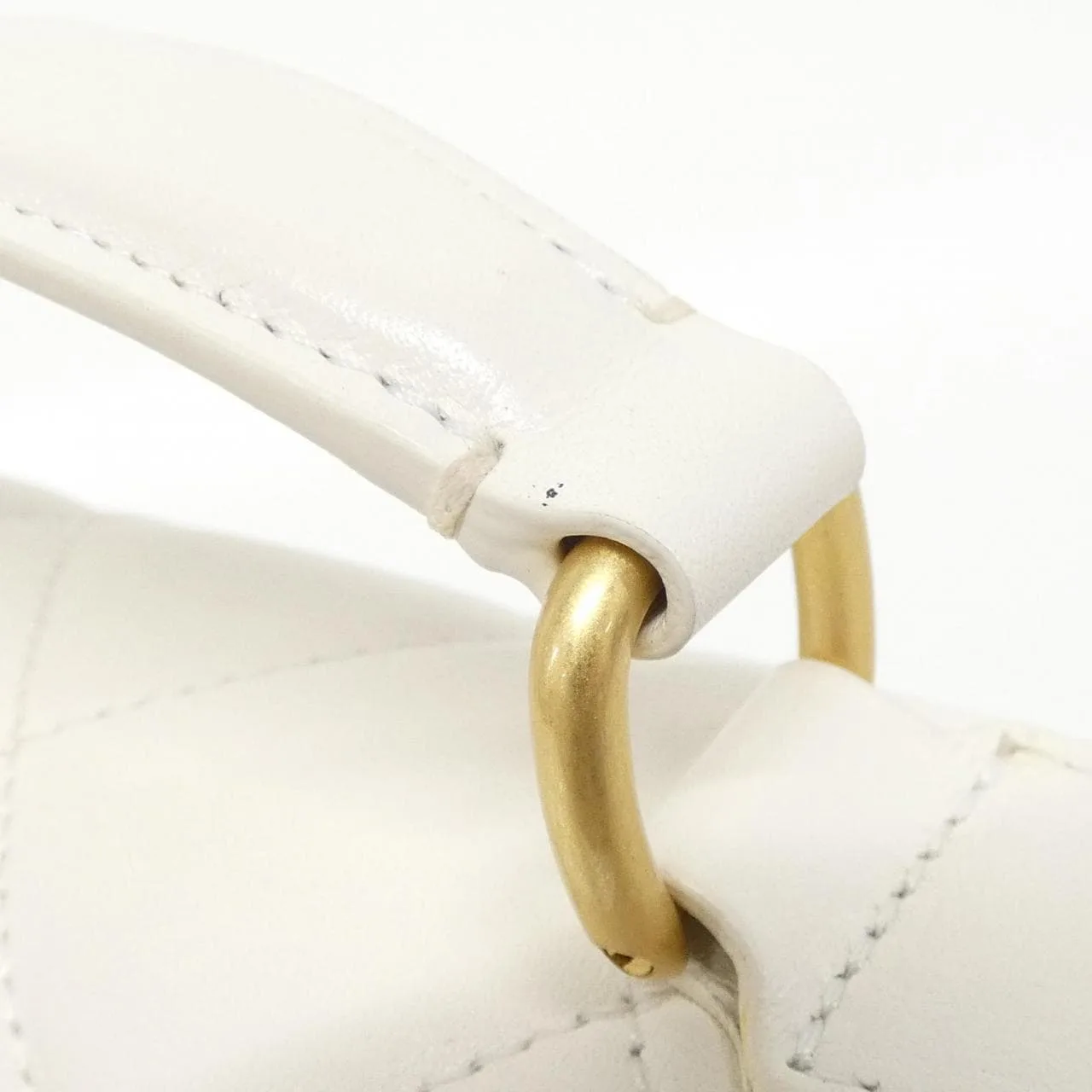 CHANEL AS4184 Handbag 白色 中古品B - 縮圖 7