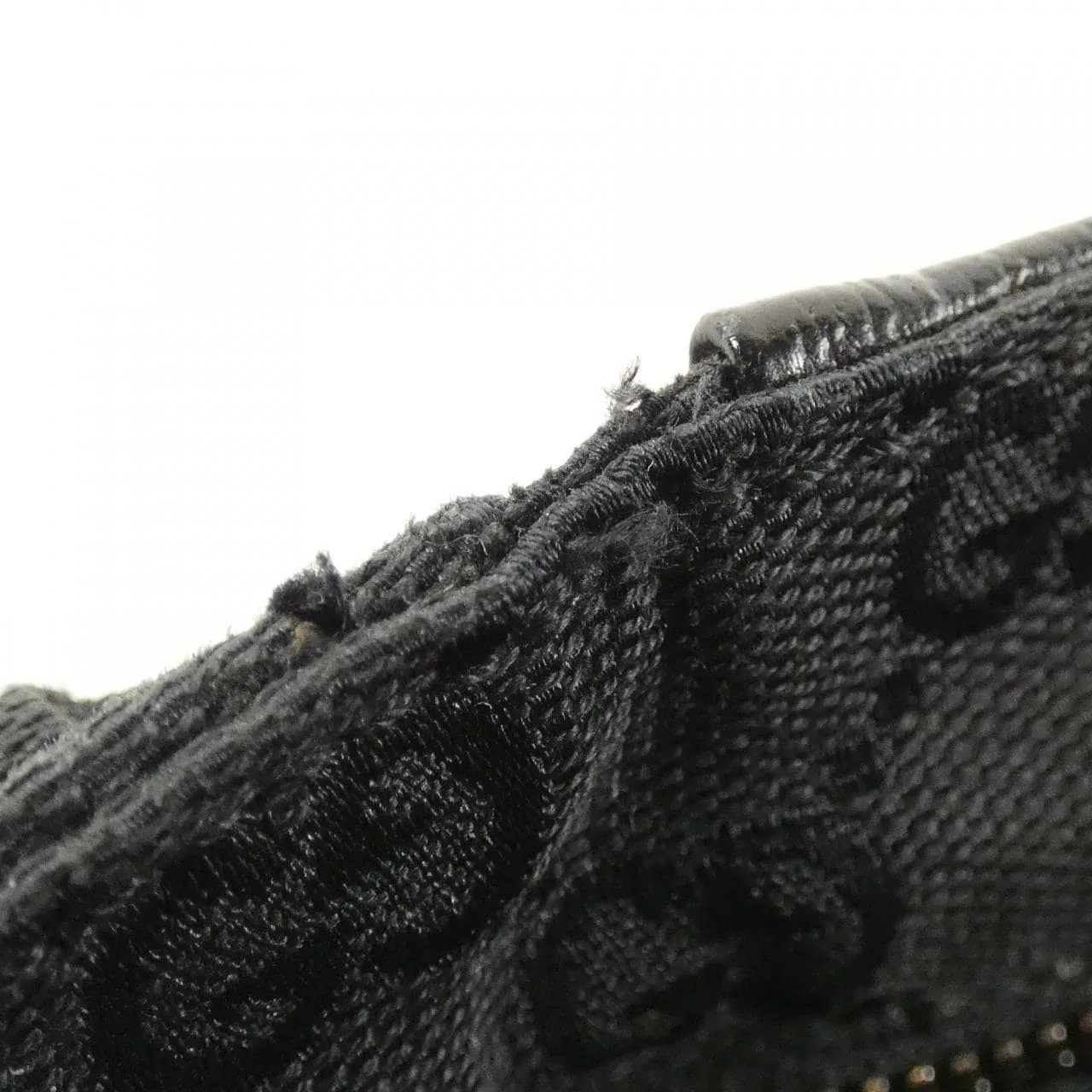 GUCCI 28566 Belt Canvas 黑色 帆布 中古品B - 縮圖 4