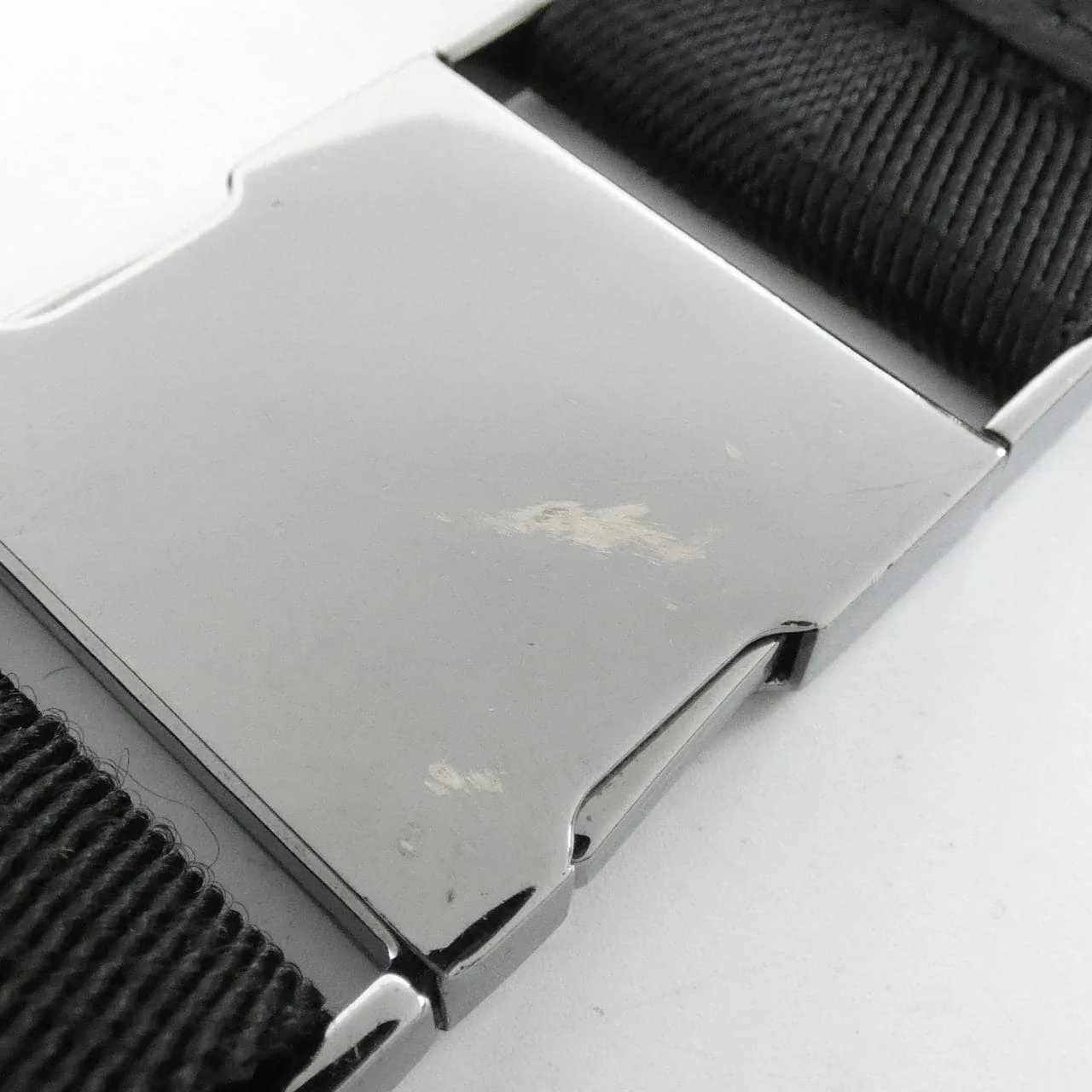 GUCCI 28566 Belt Canvas 黑色 帆布 中古品B - 縮圖 9