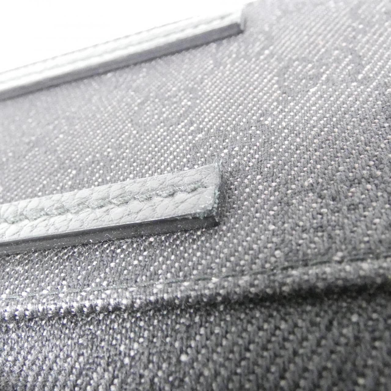 GUCCI 152279 Bag Denim 黑色 牛仔布 中古品B - 縮圖 3