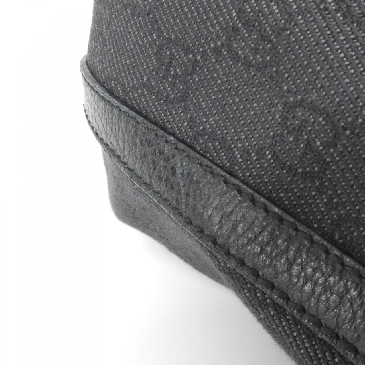 GUCCI 152279 Bag Denim 黑色 牛仔布 中古品B - 縮圖 4