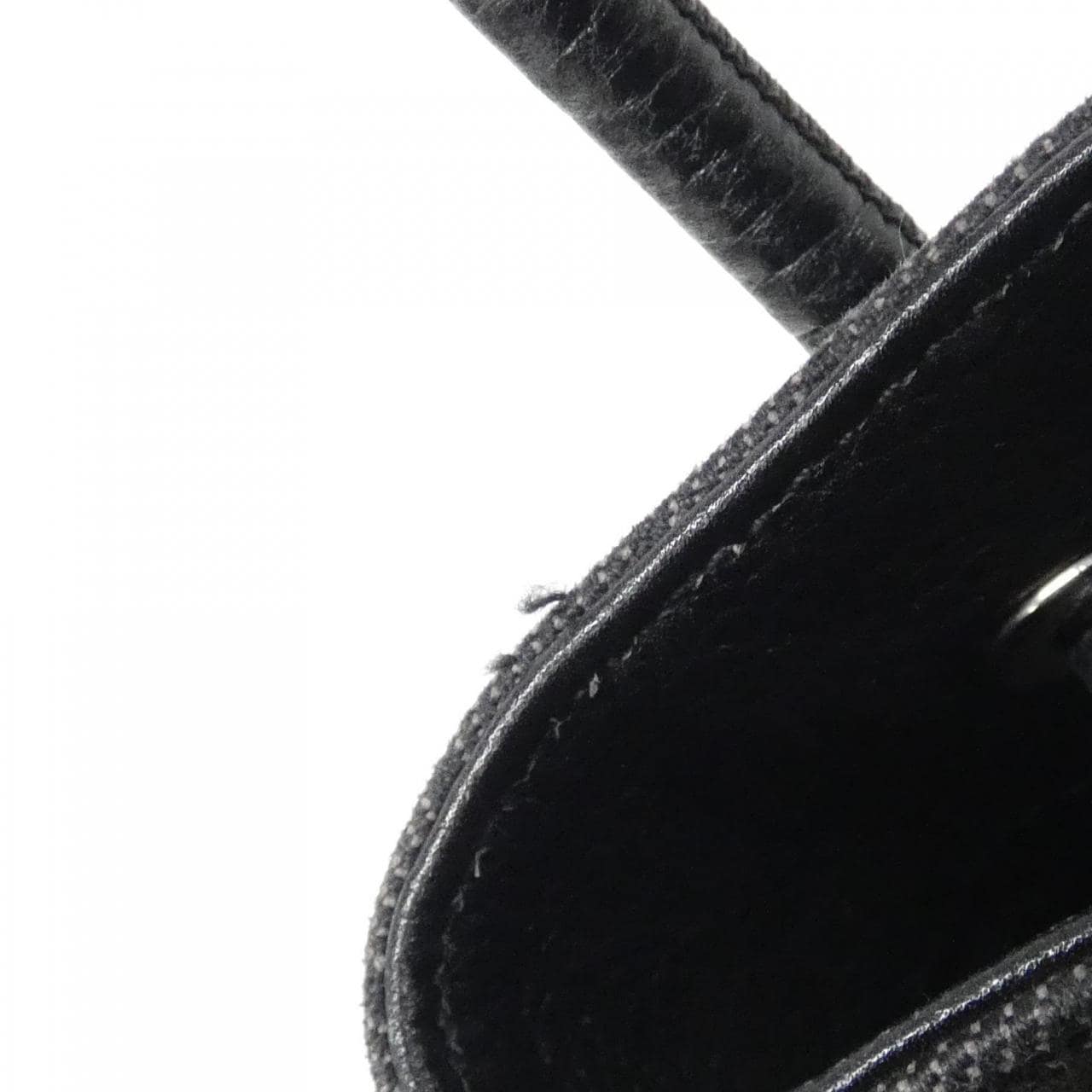 GUCCI 152279 Bag Denim 黑色 牛仔布 中古品B - 縮圖 5